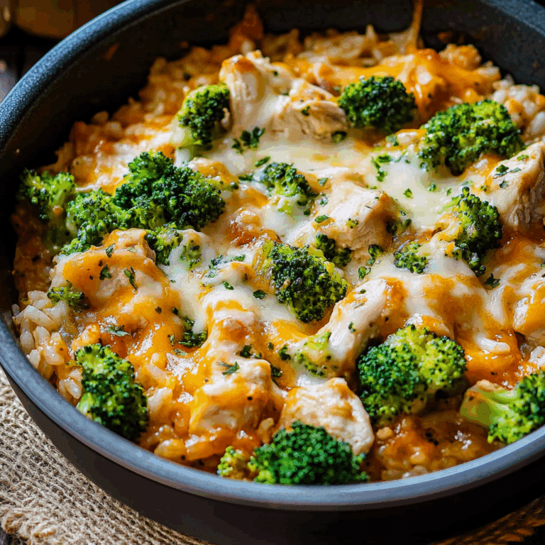 Broccoli, Rice, Cheese, and Chicken Casserole