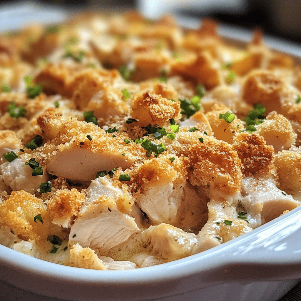 Chicken and Dressing Casserole