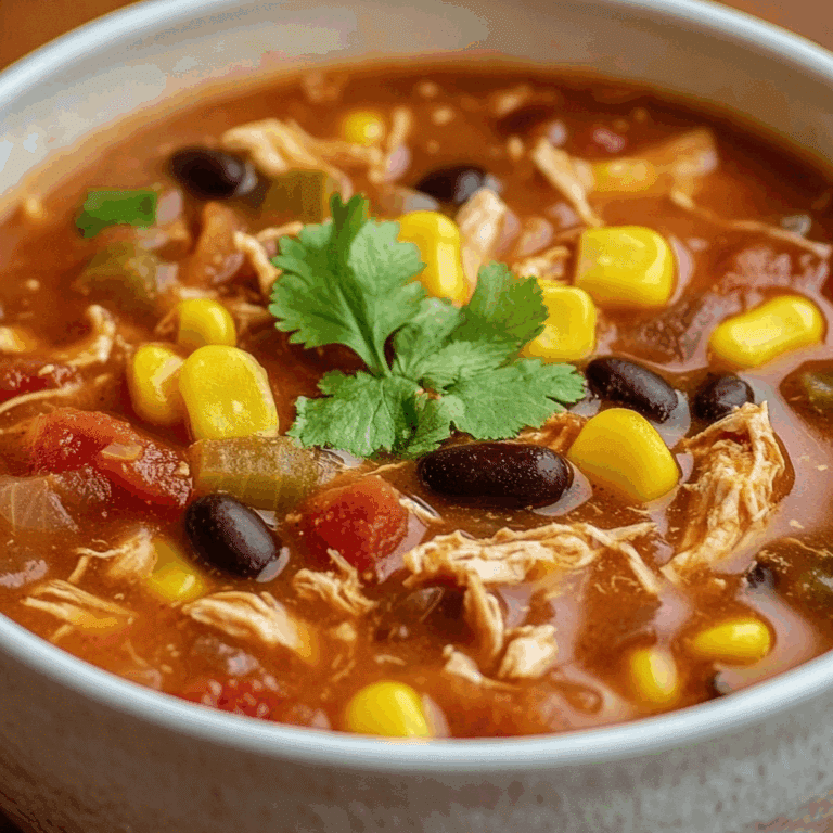 8-Can Chicken Taco Soup
