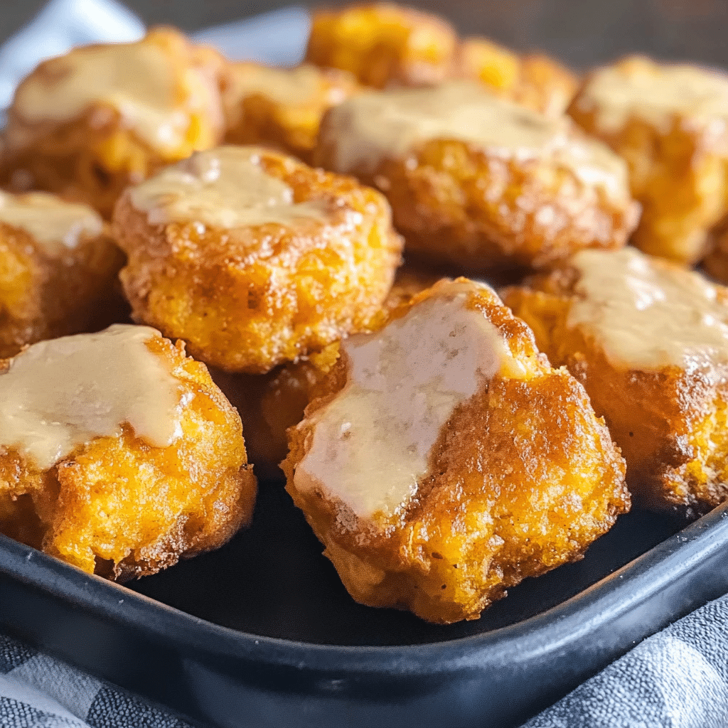 Baked Pumpkin Fritter Bites