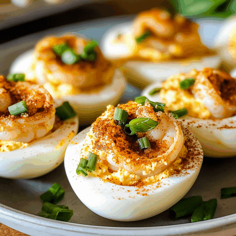 Cajun Shrimp Deviled Eggs