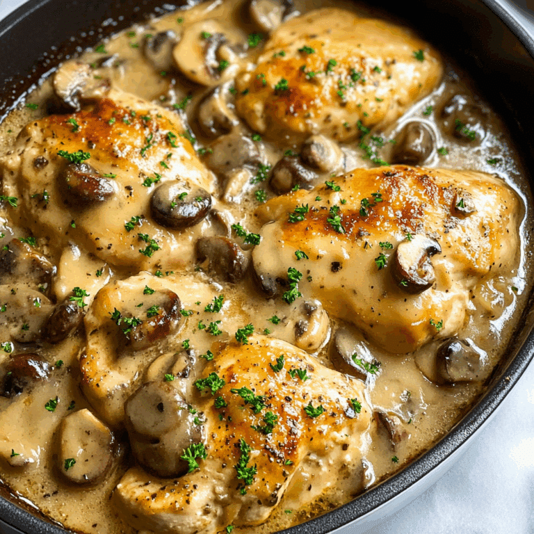 Chicken Marsala Casserole