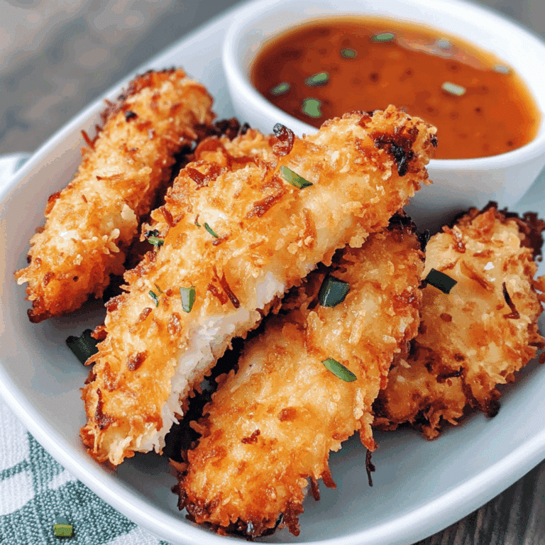 Crispy Coconut Chicken Tenders