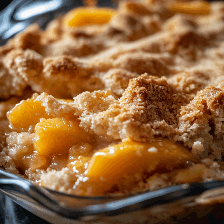 Fresh Southern Peach Cobbler