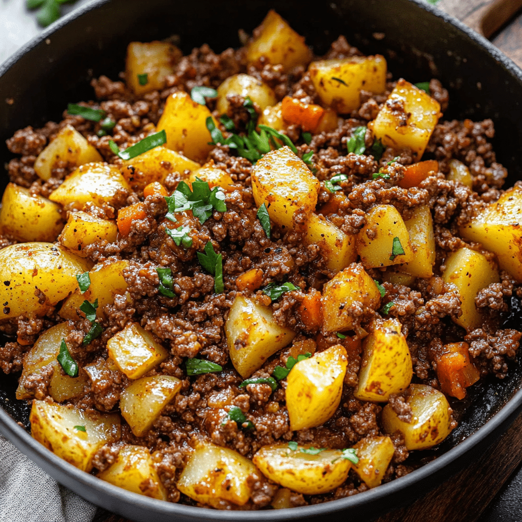 Ground Beef and Potatoes