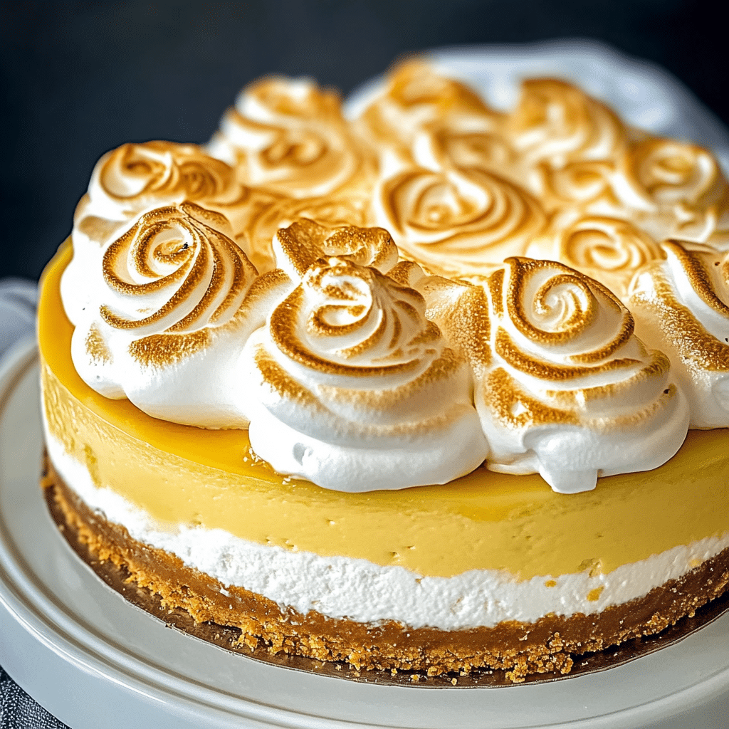 Lemon Meringue Bliss Cheesecake