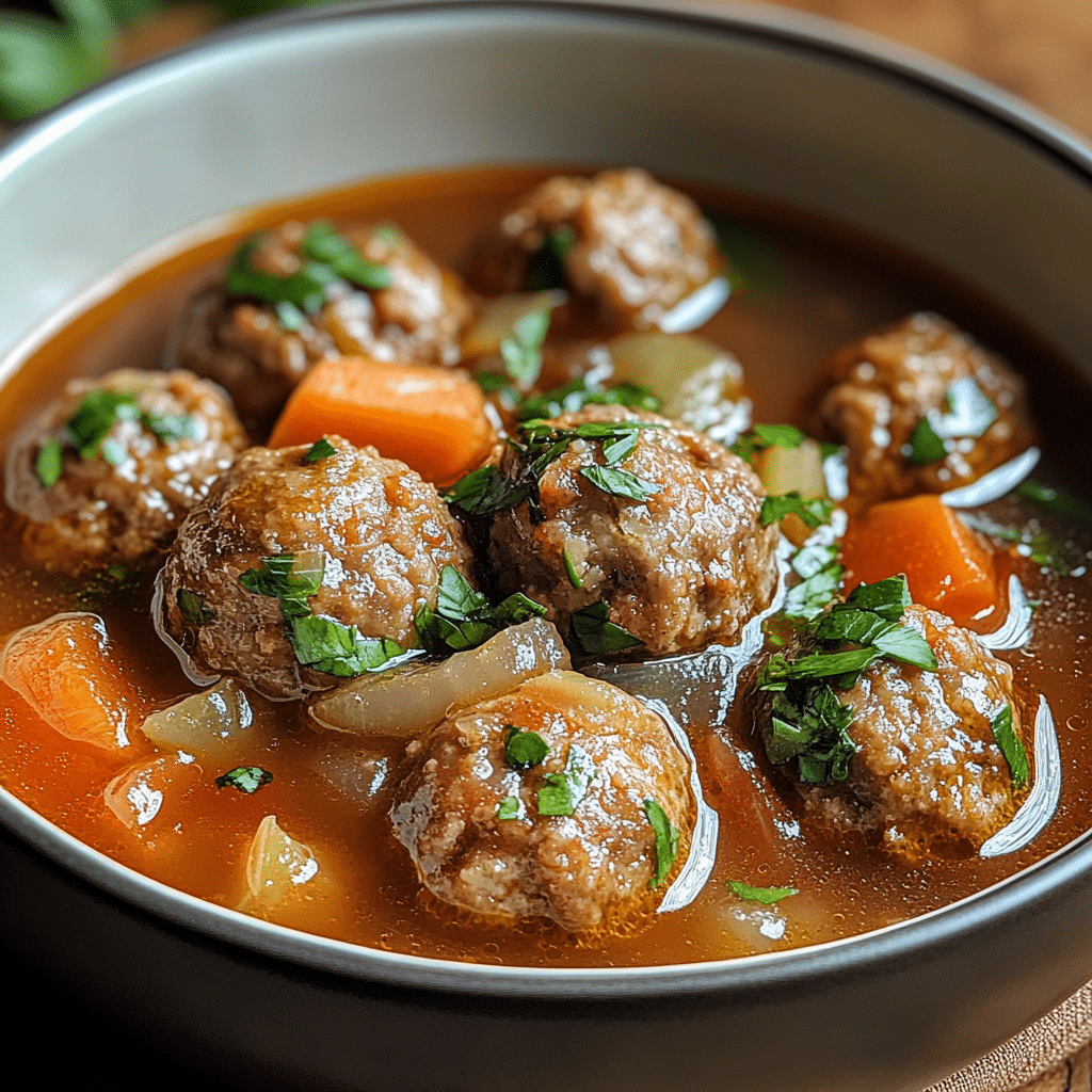 Meatball Soup