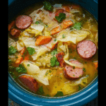 Polish Sausage and Cabbage Soup Crock Pot