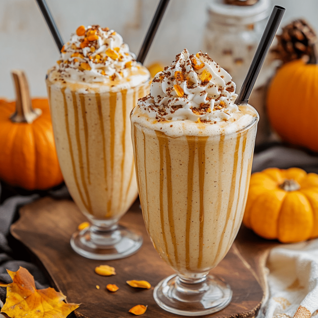 Pumpkin Milkshakes
