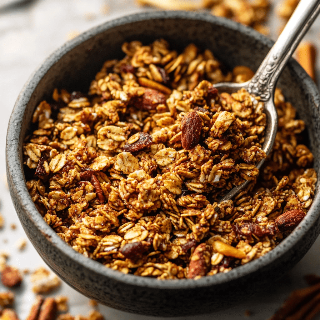 Pumpkin Pie-Spiced Granola