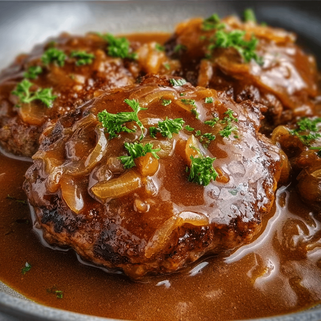 Salisbury Steak with Onion Gravy