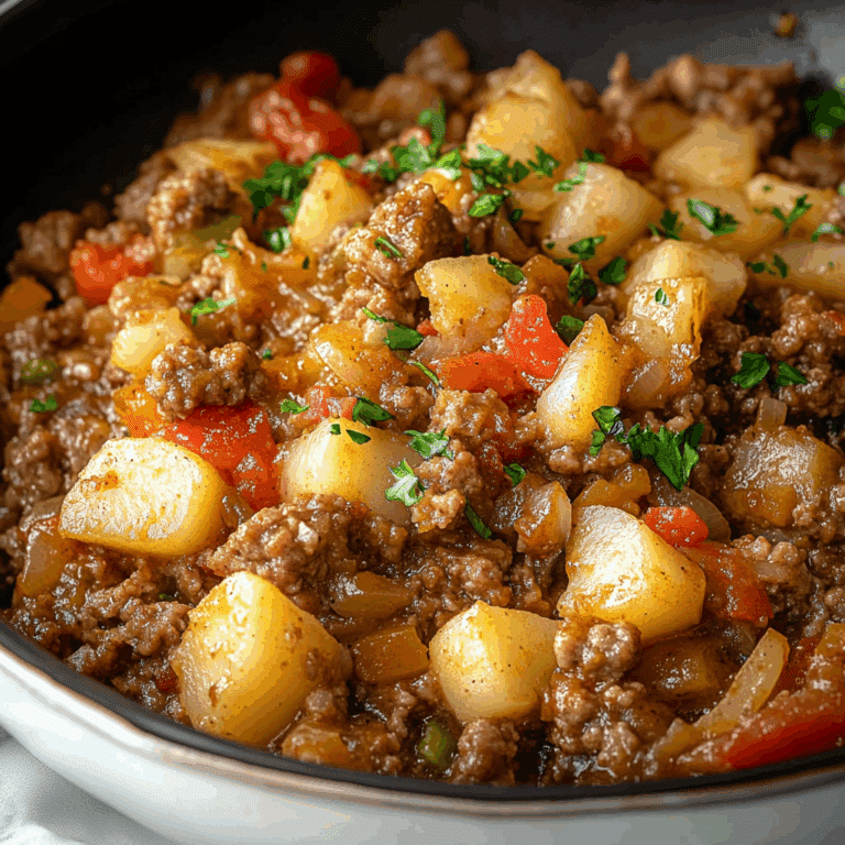 Slow-Cooker Hamburger Hash