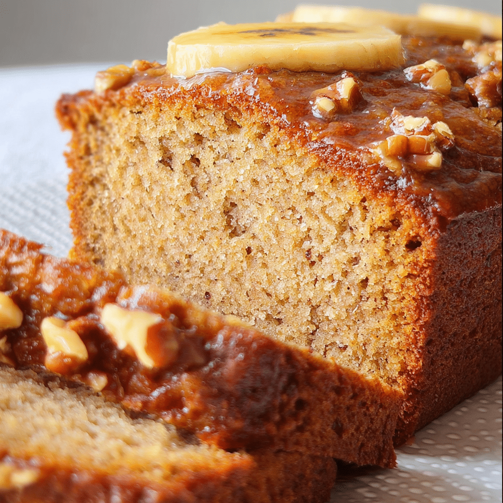 Soft and Moist Banana Cake