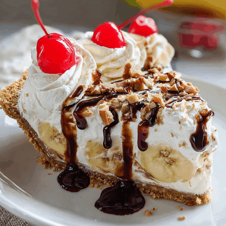 Banana Split Pie