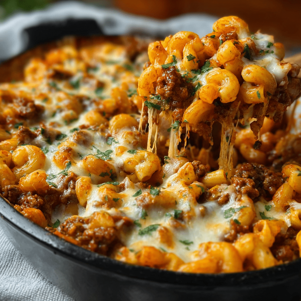 Cheesy Baked Goulash