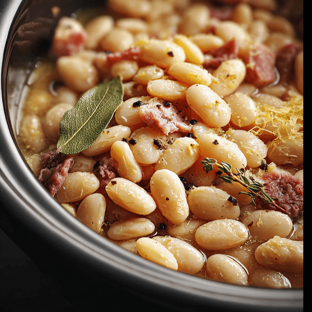 Crock Pot Great Northern Beans