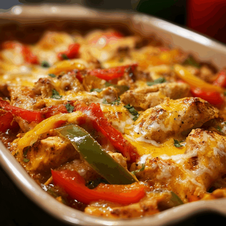 Fajita Chicken Casserole
