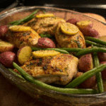 Garlic & Lemon Chicken with Green Beans & Red Potatoes