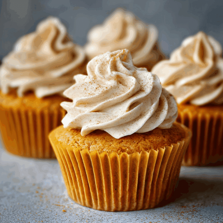 Pumpkin Cupcakes with Cinnamon Cream Cheese Frosting