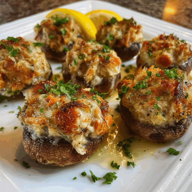 Red Lobster Crab Stuffed Mushrooms