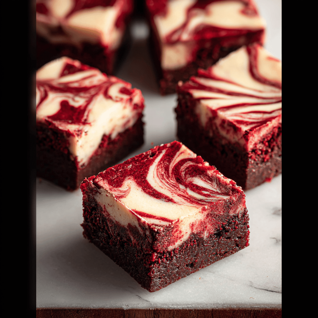Red Velvet Cheesecake Brownies