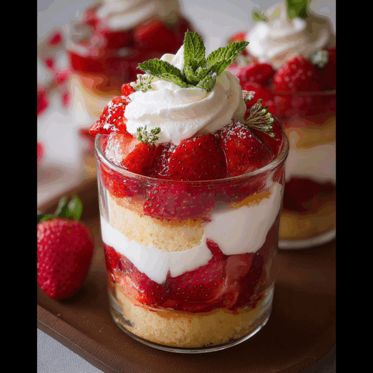 Strawberry Shortcake Trifles