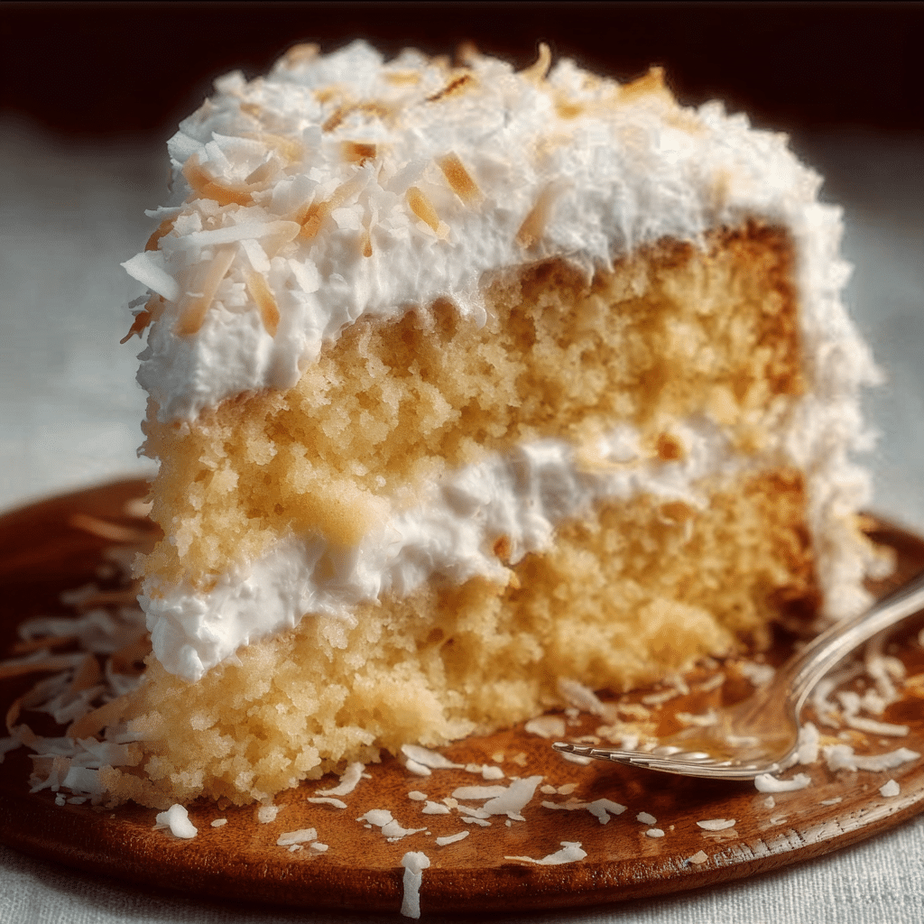 Coconut Cake with 7-Minute Frosting