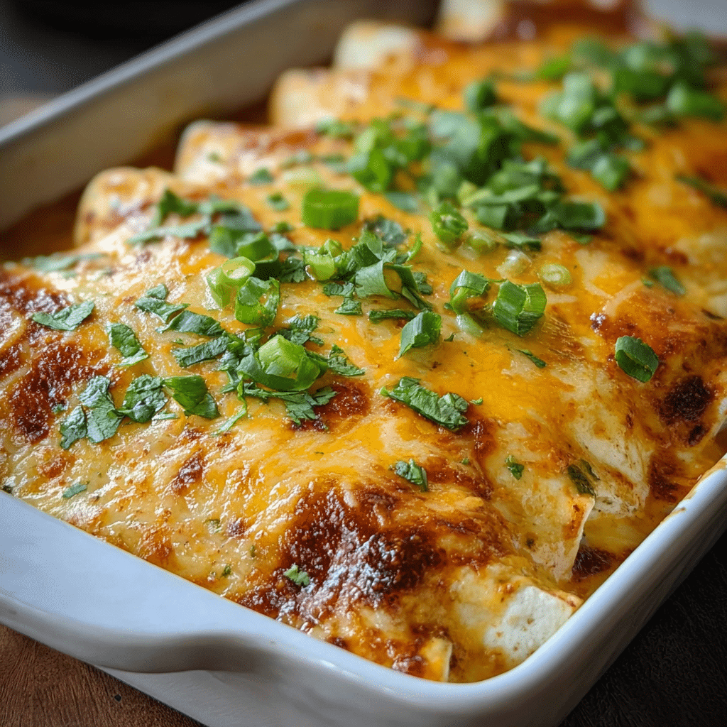 Cream Cheese Chicken Enchiladas
