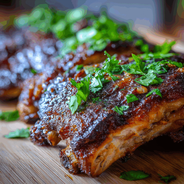 Crockpot Barbeque Ribs