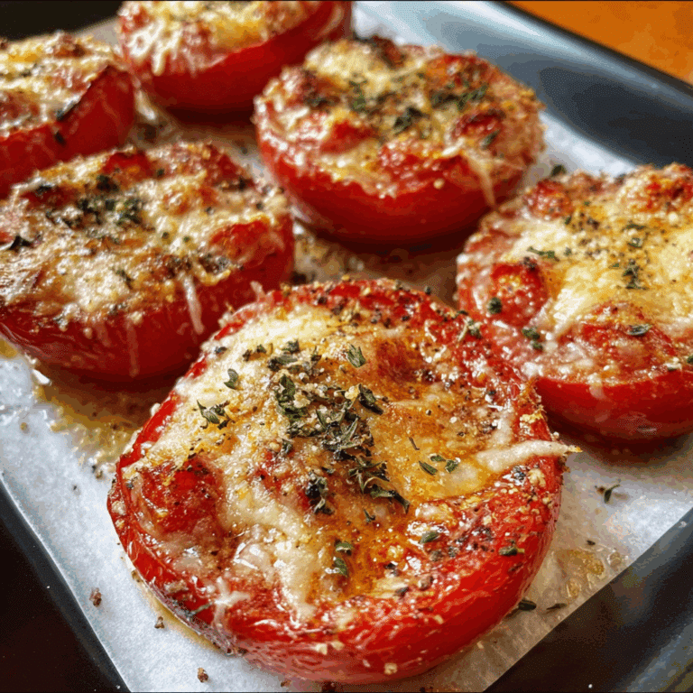 Baked Parmesan Tomatoes
