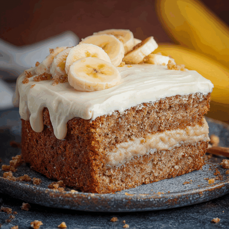 Banana Cake with Cream Cheese Frosting