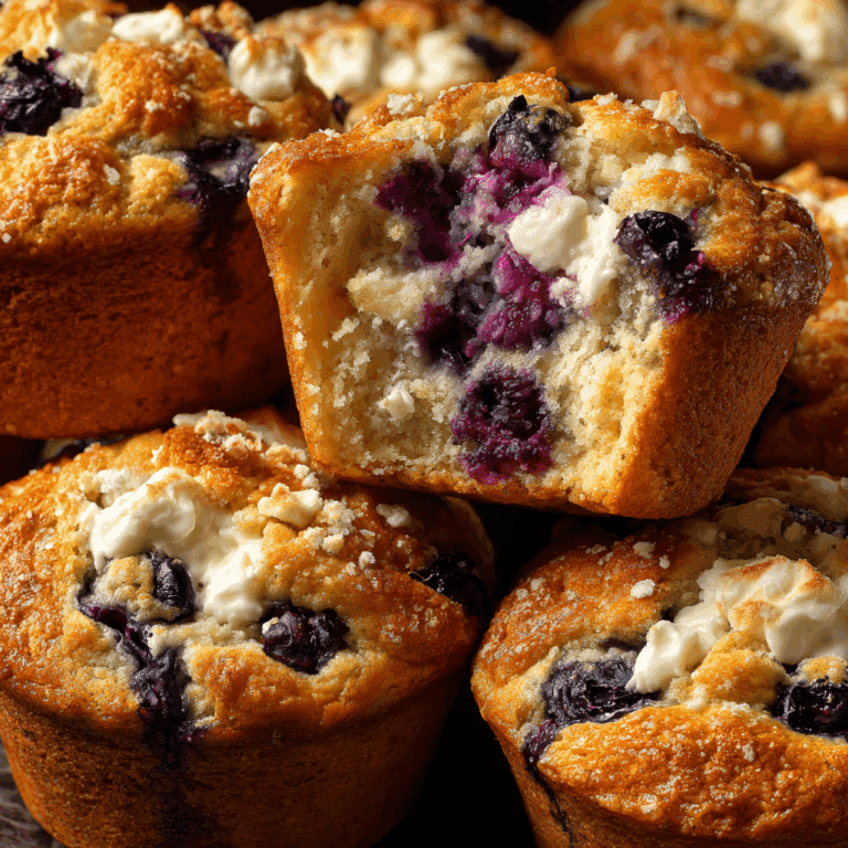 Blueberry Cream Cheese Muffins