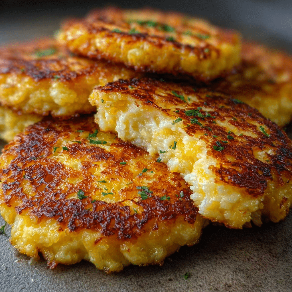 Cheesy Cauliflower Patties