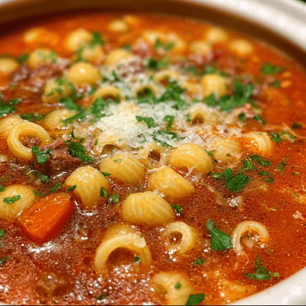 Olive Garden Pasta E Fagioli Soup in a Crock-Pot