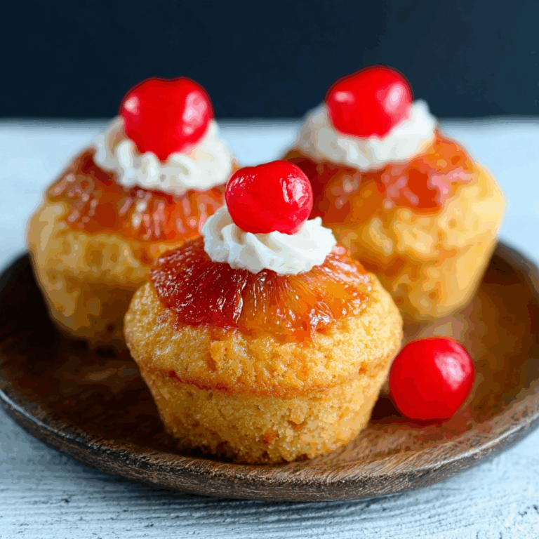 Pineapple Upside Down Cupcakes