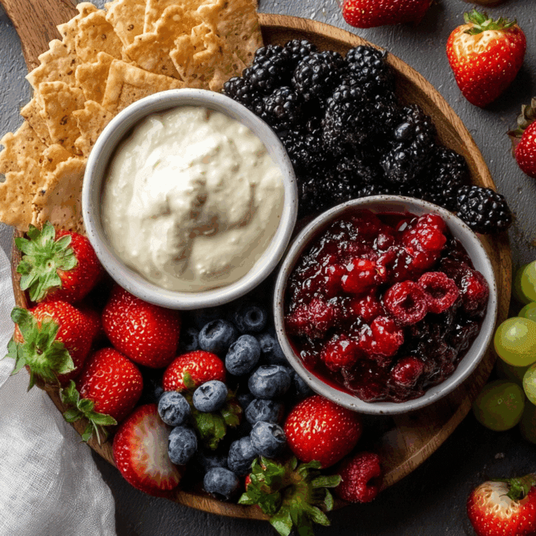 Quick & Easy Fruit and Dip