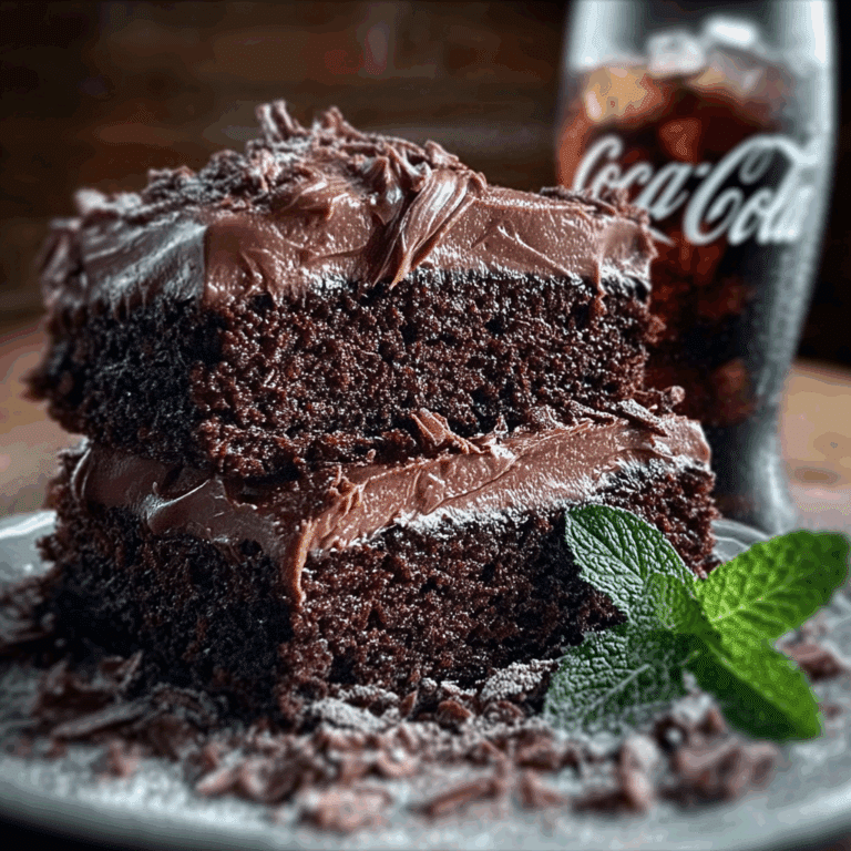 Best Double Chocolate Coca Cola Cake