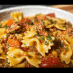 Crockpot Bowtie Casserole