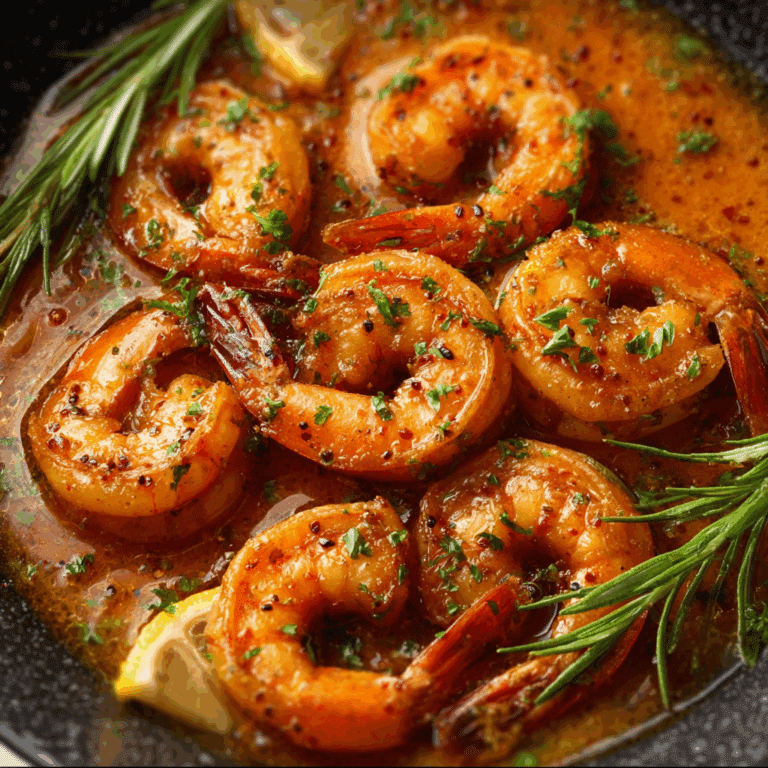 Dirty Shrimp in Butter Beer Sauce
