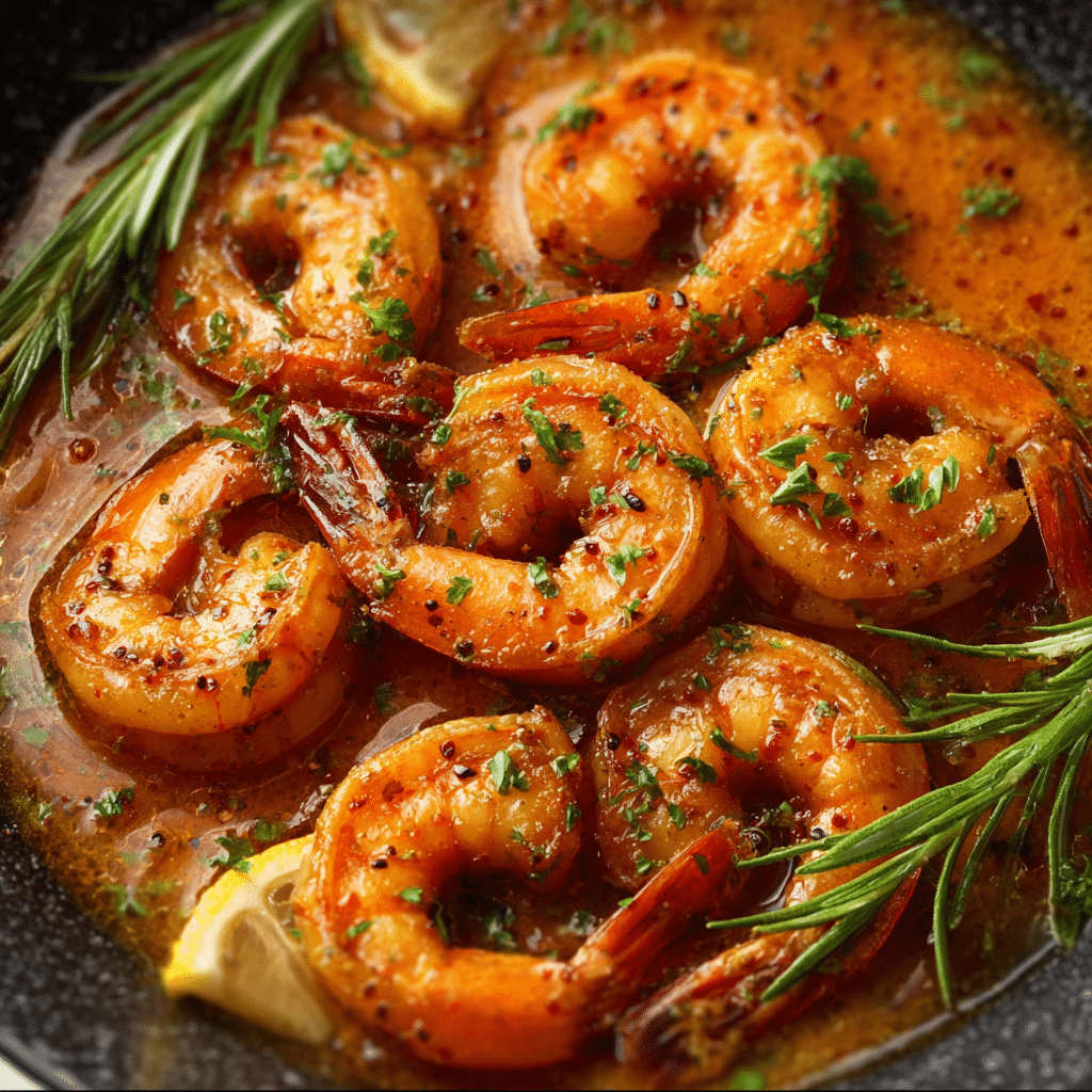 Dirty Shrimp in Butter Beer Sauce