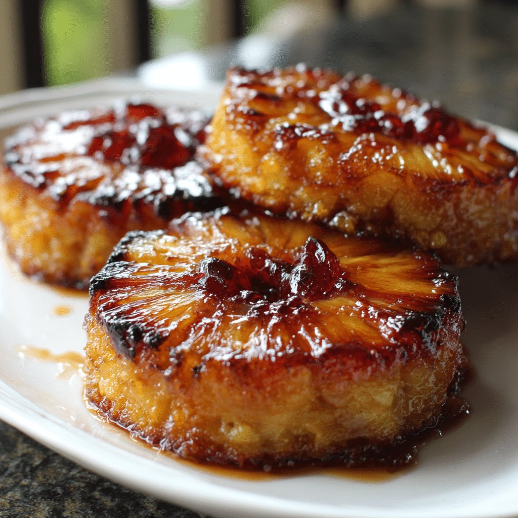 Pineapple Upside Down Bundt Cake