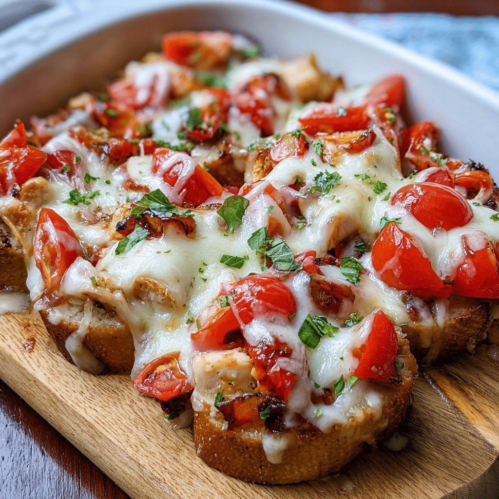 Bruschetta Chicken Bake