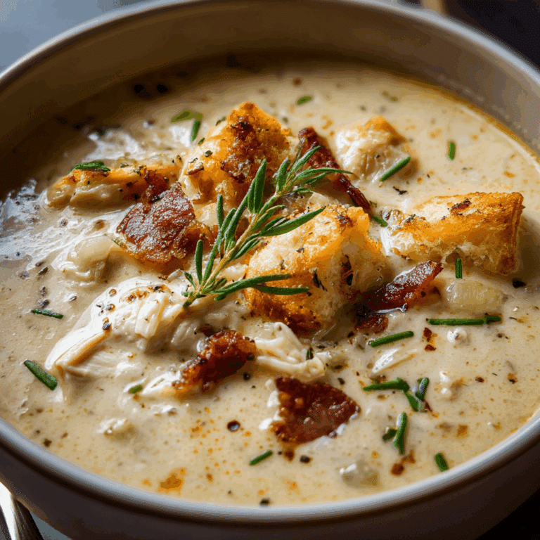 Creamy Crack Chicken Soup