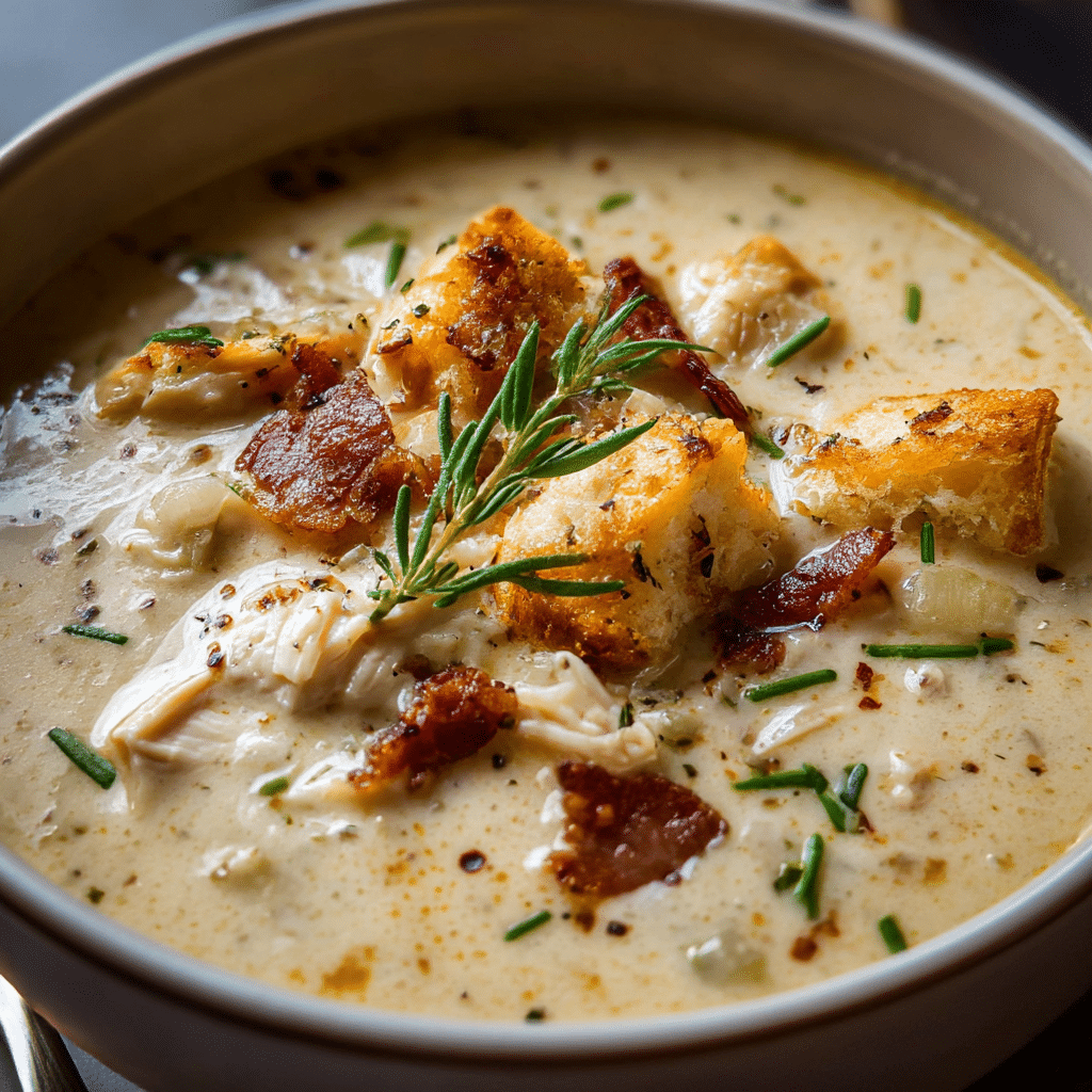 Creamy Crack Chicken Soup