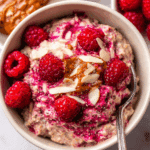 Creamy Raspberry Overnight Oats