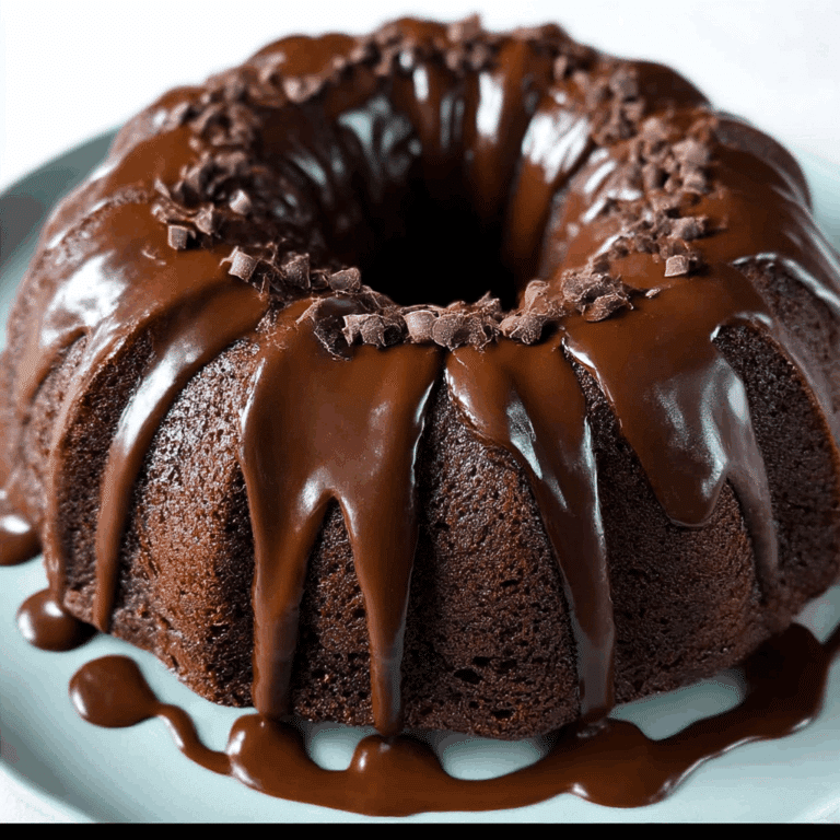 Death By Chocolate Bundt Cake