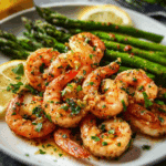 Lemon Garlic Shrimp and Asparagus