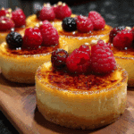 Mini Crème Brûlée Cheesecakes