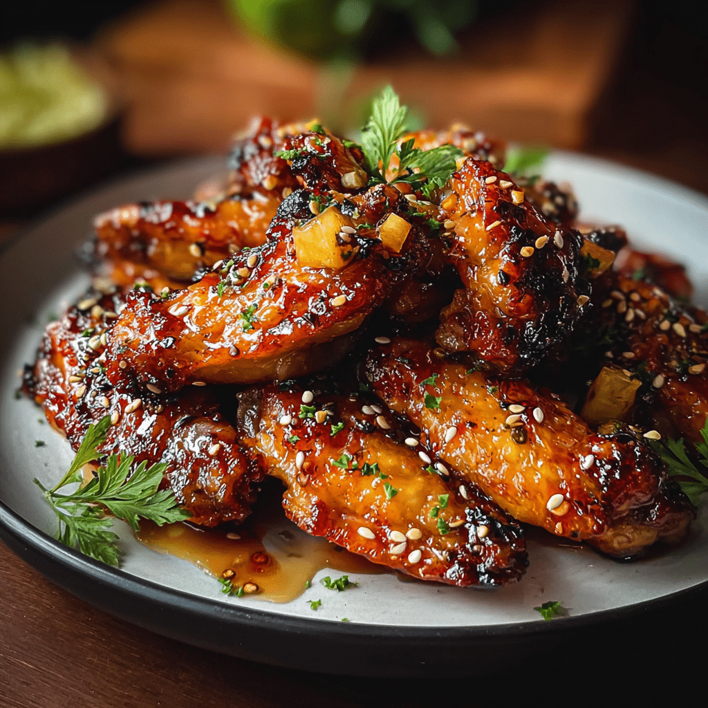 Pineapple Chicken Wings Recipe