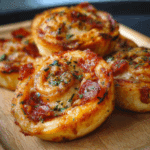 Quick Keto Pizza Pinwheels